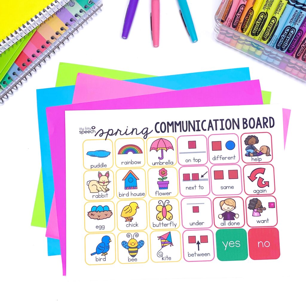 Spring Interactive Language Unit for Speech Therapy (+BOOM Cards ...