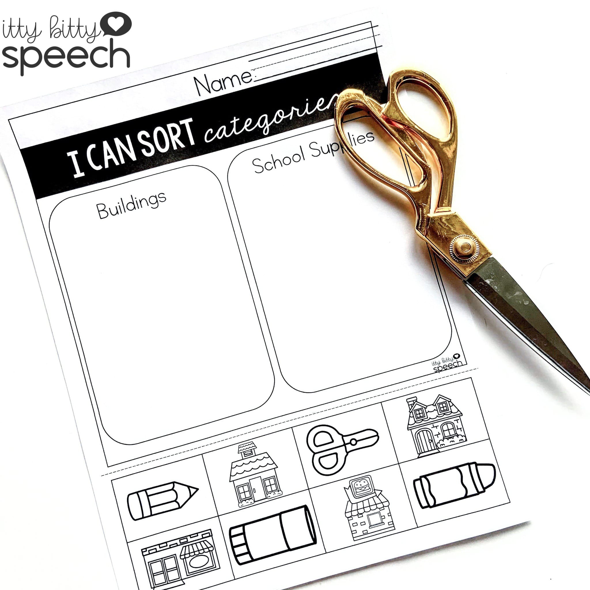 5 ways to Teach Categories in Speech Therapy - Itty Bitty Speech
