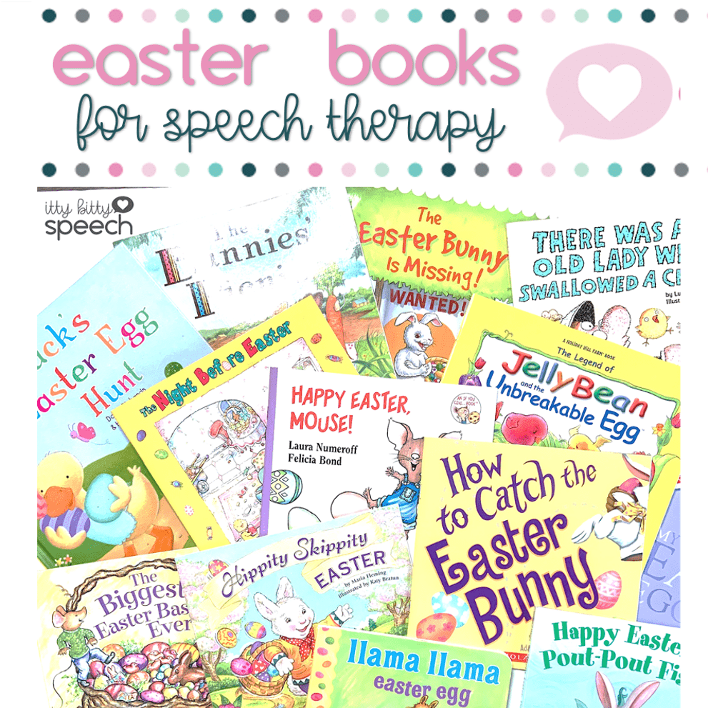 Easter Books for Speech Therapy and Special Education 