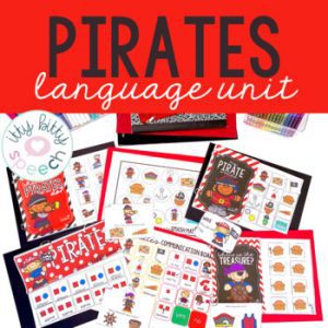 Pirates Language Unit for Speech Therapy (includes BOOM™ version)