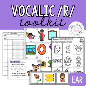 Vocalic R “EAR” Articulation Toolkit | Speech Therapy Activities