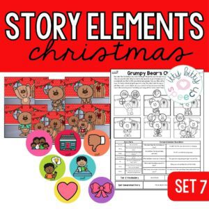 Christmas Story Elements for Speech | Narrative Retell, Comprehension & Vocab